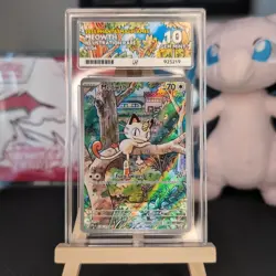 Pokemon TCG Meowth 106/094 Phantasmal Flames Illustration Rare Holo Ace 10 - Image 1