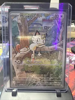 Pokemon TCG Meowth 106/094 Phantasmal Flames Illustration Rare MINT/Near Mint - Image 1
