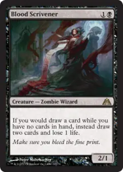 Blood Scrivener - Light Play MTG Dragon's Maze - Image 1