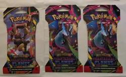 Pokemon TCG Phantasmal Flames Mega Evolution x6 Sleeved Booster Pack Lot (5/5) - Image 3