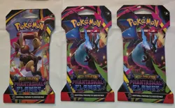 Pokemon TCG Phantasmal Flames Mega Evolution x6 Sleeved Booster Pack Lot (4/5) - Image 3