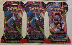 Pokemon TCG Phantasmal Flames Mega Evolution x6 Sleeved Booster Pack Lot (1/5) - Image 3
