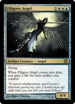 Filigree Angel - Light Play MTG Alara Reborn - Image 1
