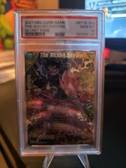 PSA 10 The Wicked Saiyans Saiyan Showdown BT15-153 SCR Dragon Ball Super Card - Image 1