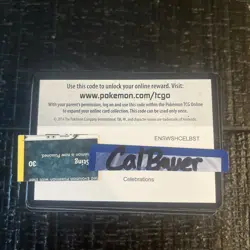 50 Pokemon TCG Live - New Celebrations Code Cards (Unused) - Image 1