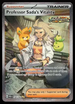Professor Sada's Vitality 256/182 Holo SIR Paradox Rift Pokemon Card - Image 1
