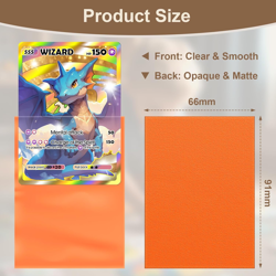 1200ct MTG Card Sleeves, Matte Trading Card Sleeves, Textured Back Penny Card Sl - Image 2