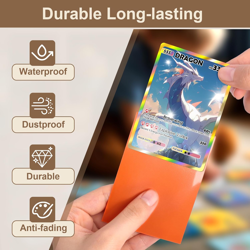 1200ct MTG Card Sleeves, Matte Trading Card Sleeves, Textured Back Penny Card Sl - Image 3