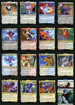 Transformers Complete 17 Card Set with Tokens NM - MTG BOT Universes Beyond (A) - Image 1