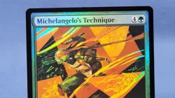 Michelangelo's Technique #122 Foil R - Teenage Mutant Ninja Turtles TMNT MTG - Image 2