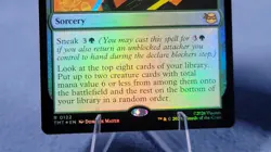 Michelangelo's Technique #122 Foil R - Teenage Mutant Ninja Turtles TMNT MTG - Image 3