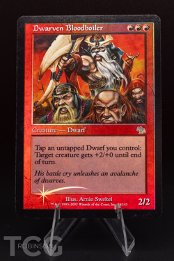 Dwarven Bloodboiler: 2002 Magic the Gathering - Judgment Foil - Image 1