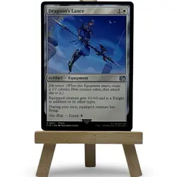 MTG Dragoon's Lance Final Fantasy NM Uncommon U 0017 FFXIV Artifact Equipment - Image 1