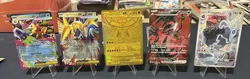 Mega Zygarde EX 124/088 Gold Hyper Rare Perfect Order Pokemon + 4 Other Cards - Image 1