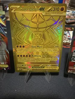 Mega Zygarde EX 124/088 Gold Hyper Rare Perfect Order Pokemon + 4 Other Cards - Image 2