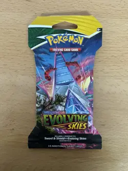 x4 Evolving Skies Sleeved Pokemon Booster Pack - Complete Art Set (Sealed) - Image 3