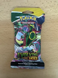 x4 Evolving Skies Sleeved Pokemon Booster Pack - Complete Art Set (Sealed) - Image 4