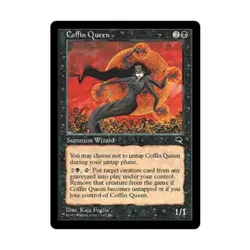 WOTC MtG Tempest Coffin Queen (R) EX - Image 1