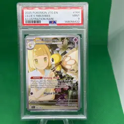 2025 POKEMON JTG EN-JOURNEY TOGETHER ILLUSTRATION RARE LILLIE'S RIBOMBEE PSA 9 - Image 1
