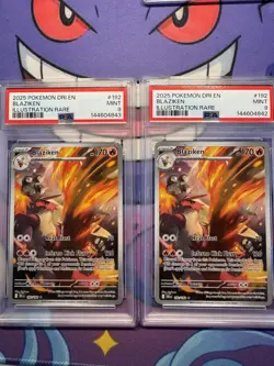 Blaziken 192/182 Illustration Rare SV10: Destined Rivals PSA 9 Mint Pokemon - Image 1