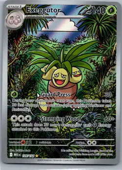 Exeggutor 135/132 Illustration Rare Mega Evolution Pokemon Holo Near Mint - Image 1