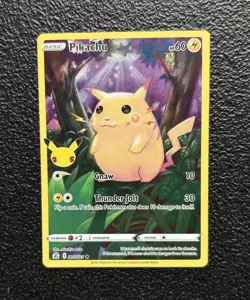 Pokemon TCG - Pikachu 005/025 - Full Art Holo Rare - Celebrations *NM/LP - Image 1