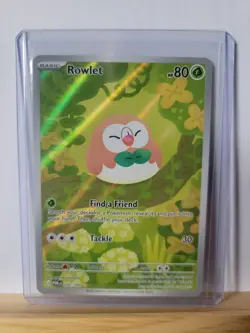 Pokemon Rowlet 90/88 Illustration Rare Perfect Order - NM - Image 1