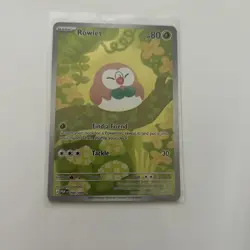 Pokemon TCG Rowlet 90/88 Mega Evolution Perfect Order Illustration Rare English - Image 1