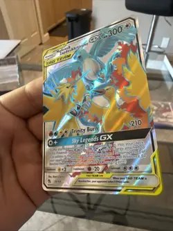 Pokemon TCG Moltres Zapdos Articuno GX 66/68 Full Art Hidden Fates NM/M Holo - Image 2