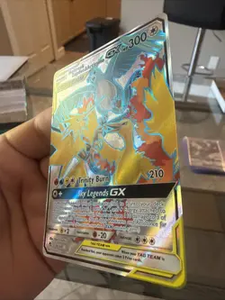 Pokemon TCG Moltres Zapdos Articuno GX 66/68 Full Art Hidden Fates NM/M Holo - Image 3