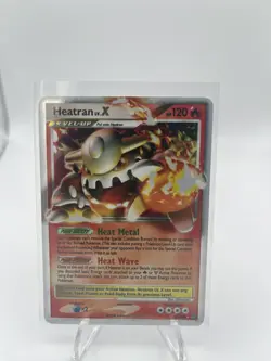 Pokemon TCG Heatran LV.X Holo Ultra Rare Card 97/100 Diamond & Pearl Stormfront - Image 1