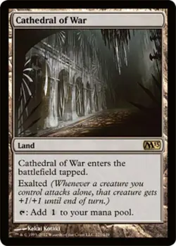 Cathedral of War - Light Play MTG Magic 2013 Core Set - Image 1