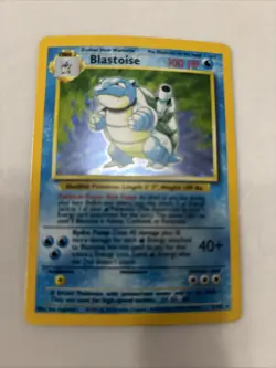 Pokemon Blastoise Holo Vintage 1999 Rare Nice Card2/102 - Image 1