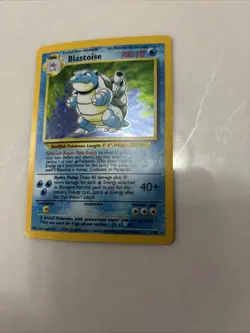 Pokemon Blastoise Holo Vintage 1999 Rare Nice Card2/102 - Image 2