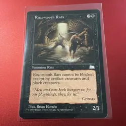 Razortooth Rats - Magic the Gathering MTG Weatherlight Single Card - Image 1