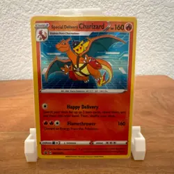 Pokemon TCG Special Delivery Charizard SWSH075 Promo Holo Card Sealed - Image 1