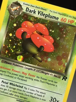 DARK VILEPLUME Pokemon Card - WOTC - 1st Edition - Team Rocket 13/82 HOLO NM (A) - Image 4