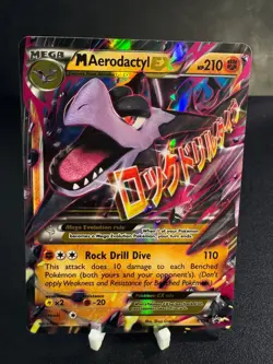 Pokemon M Aerodactyl EX PR XY Promos #XY98 Promo Holofoil NM - Image 1