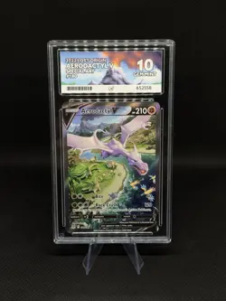 Pokemon TCG Aerodactyl v Lost Origin Holo 180/196 Full Art ACE 10 - Image 1