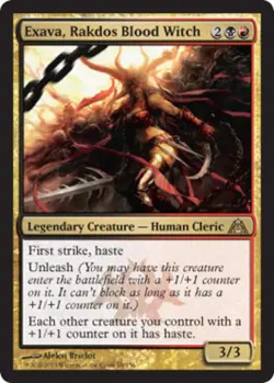 Exava, Rakdos Blood Witch - Light Play MTG Dragon's Maze - Image 1