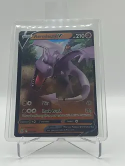 Pokemon TCG Aerodactyl v Lost Origin Card 092/196 NM Condition - Image 1