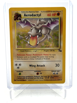 Aerodactyl 1/62 - Fossil Set - MP - Holo - Pokemon TCG - Vintage 1999 - Image 1