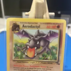 Pokemon TCG Aerodactyl 16/62 Fossil Rare Non-Holo LP - Image 2