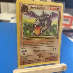 Pokemon TCG Aerodactyl 16/62 Fossil Rare Non-Holo LP - Image 5