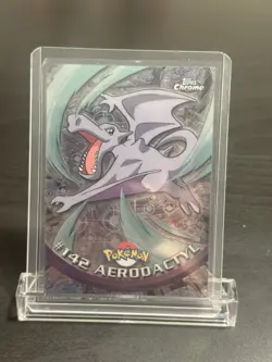 Topps Pokemon Chrome TV Animation Aerodactyl #142 Non-Sport Trading Card - Image 1