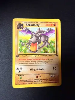 1999 Pokemon Fossil - 1st Edition - Aerodactyl 16/62 - Ungraded - Image 1