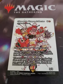 Mtg. Gilgamesh Weapon Collector. Borderless. Final Fantasy. Pack Fresh - Image 1