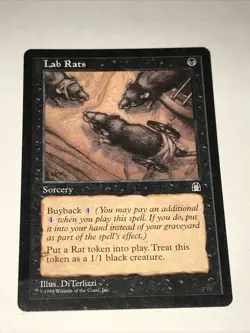 Magic the Gathering Lab Rats Card - Image 2