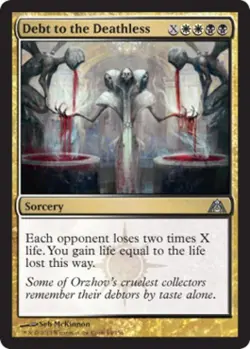 Debt to the Deathless - Light Play MTG Dragon's Maze - Image 1