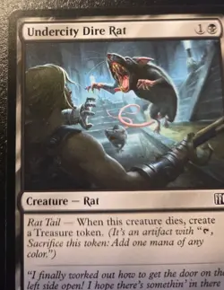 Undercity Dire Rat 0123 Common Final Fantasy Magic: The Gathering - Image 2